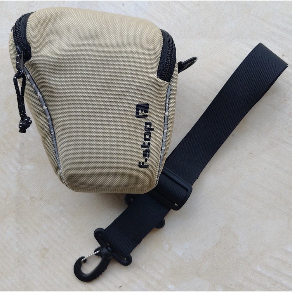 F-stop Tan Padded Camera Accessory Pouch Bag with Shoulder Strap